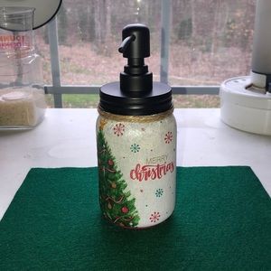 Handmade Christmas Soap Dispenser